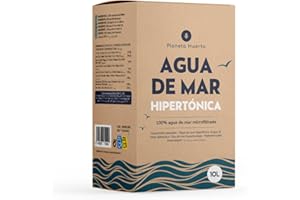 PLANETA HUERTO BONSÁI PLANETA HUERTO | Agua de Mar 10L Microfiltrada 100% Pura Procedente del Mar Mediterráneo - Agua de Mar para Beber Hipertónica Nutrientes esenciales intactos
