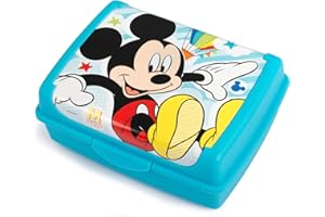 Lulabi 55460 Disney Mickey Simply Porta Pranzo, Polipropilene, cm17x13x6,5 h - 900 g
