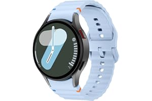 SimpleThings No Gap Sport - Cinturino in silicone per Samsung Galaxy Watch 7/6/5/4, colore: Blu