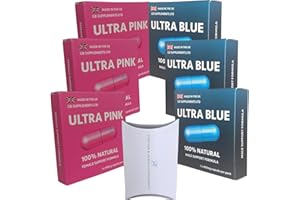 FOREVER & ALWAYS SUPPLEMENTS 3 x Ultra Blue & Ultra Pink Sex Tablets for Men and Women Bundle - Strong Natural Sex Enhancers for Couples! Libido, Endurance & Sex Drive Support! Contains Maca, Ginseng