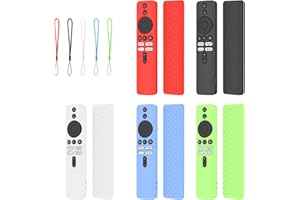 HESUPY Etui ochronne na pilota do telewizora, silikonowy pokrowiec do Xiaomi Mi TV Box S (2. generacji), odporna na wstrząsy powłoka ochronna, antypoślizgowa skórka, pokrowiec na telefon Mi TV, pilot ze