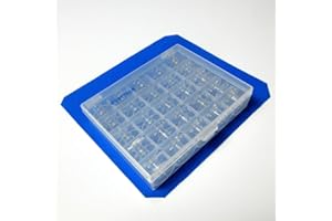 EVERNICE 25 Bobine di plastica W/Box per PFAFF 1020 Hobby, Ambition 1.0, Passaporto 2.0 3.0