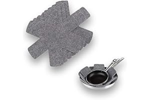 VGE Separador de Sartenes de Fieltro - 10 Unidades 26x26 cm Protector Antideslizante para Ollas, Sartenes y Vajilla | Organizador de Cocina, Salvamanteles y Separadores con Diseño Estrella