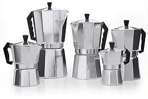 SHOPMCR Manchester Bee Italian Espresso Maker 1 Cup Italian Stove Top Coffee Percolator Moka Pot 1 Cup / 50ml