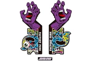 STAR SAM Adesivi compatibili con forcella bici FOX x SANTA CRUZ 2021 Exclusive model