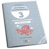 LECTURAS COMPRENSIVAS 3 - Cuaderno de Lecturas Comprensivas GEU | Libro aprender a Leer | Letra MAY&Uacute;SCULA - S&iacute;labas Inversas