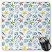 Produktbild BGLKCS Sea Shells Mauspads Mouse Pad, Starfishes Aqua Marine Inspirations Aquarium Oyster Nautical Wildlife Underwater, Standard Size Rectangle Non-Slip Rubber Mousepad, Multicolor