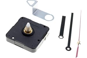 CHRISTIAN GAR Osama AL-168 Maquinaria para Reloj de Pared de Cuarzo - Cañon 18 mm (56 x 56 mm) Incluye Setas y Gancho