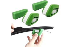 ZEPIQOR 2 Pcs Essuie Glace, balai éponge, Outil de Réparation D'Essuie-Glace, Coupe-Lame D'Essuie-Glace Réparateur Essuie-Glaces de Voiture pour Tous Les Balais D'essuie-Glace Automobile Universels