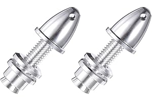 QUARKZMAN Spinner per Aerei RC, 5mm Apertura e 8mm Risparmio Adattatore Elica Uscita di Uscita per Motori Brushless Regolatori Velocità, Confezione da 2