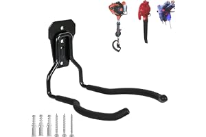 Falezern MotorSense-fäste, 1 styck väggfäste för grästrimmer, vägghållare för friskärare, väggfäste för trädgårdsredskap, metall grästrimmer hängare för garagetrimmer, trädgårdsredskap.