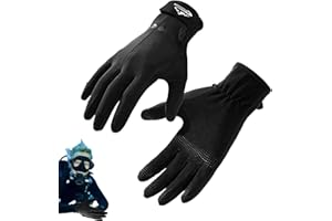 BVIZYELCK Guantes De Buceo, Guantes De Neopreno Térmicos Con Correa Ajustable, Guantes De Natación De Doble Capa, Guantes De Buceo Antideslizantes Para Mujeres Y Hombres, Guantes Para Snorkel, Surf, Remo