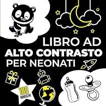 Libro Ad Alto Contrasto Animali Felici Per Neonati 0-12 Mesi - Immagini Bianco E Nero Per Sviluppo Visivo - Foto 7