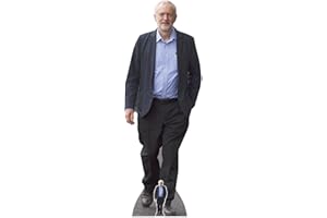 STAR CUTOUTS Jeremy Corbyn Life Size Cardboard Cut, Multi-Colour, 175 x 62 x 175 cm, SC941