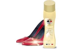 Bufalo Express - Crema Autobrillante Incolora Formulada con Aceite Natural de Almendras, Cuidado del Calzado y Color, Brillo Intenso Inmediato - Frasco de 50ml
