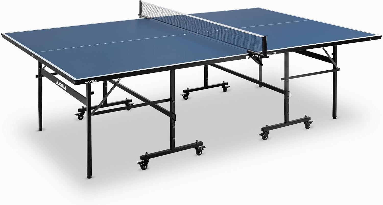 JOOLA Inside 13 Mesa de Ping Pong Mesa de Ping Pong de Interior Plegable – Montaje rápido – Incluye Red incluida, 274 x 152,5 x 76 cm
