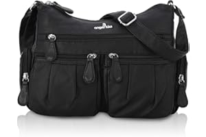 angel kiss Handtasche Damen Schultertasche Hobo-Tasche ultraweiche Leder Umhängetasche Tasche Elegant Henkeltasche mit vielen fächern für Arbeit Schule Shopper Lässige täglich