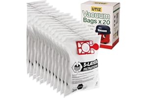 UTIZ - Compatible with Henry Hetty Hoover Bags | Replacement for NVM-1CH/907075 (Pack of 20)
