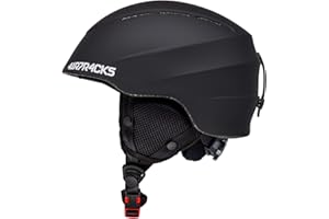 Airtracks Casco de esquí de snowboard casco Savage con sistema de ventilación y continua ajuste/EN Mold de esquí snowboard casco/casco/Color Blanco Mate o negro mate