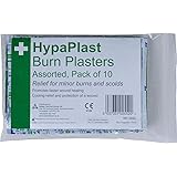 HypaPlast Burn Plasters Sterile Hypoallergenic, Pack of 10 (Assorted)
