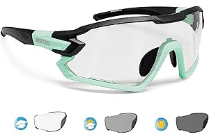 Bertoni Occhiali Ciclismo Running MTB Sci Padel Tennis Sport Polarizzati Fotocromatici MOD. Quasar