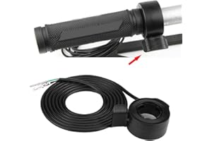 MXZZAND 22mm 7/8 Pollici Universale Controllo della Velocità Dell'acceleratore Acceleratore Mano Sinistra Destra Thumb Finger Trigger Throttle per E-Bike Scooter Bici Elettrica