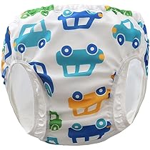 Pannolino Da Bagno Riutilizzabile Per Bambini - Taglia 1-2 Anni, Motivo Fenicotteri Con Volant - Foto 7