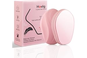 Depiladora Cristal, Hoelg Borrador de Pelo de Cristal, Herramienta de depilación de Belleza Corporal Reutilizable, depiladora Segura sin Dolor para Hombres y Mujeres