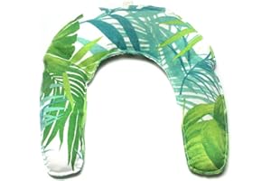 EL SAQUITO DE LA SALUD Saco Térmico de Semillas Cervical para cuello y hombros calor seco para Microondas ayuda a aliviar dolores con Funda Lavable (Selva)