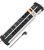 Brennenstuhl Premium-Alu-Line 6-voudige verlengkabel (stekkerdoos met
