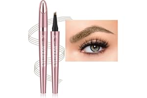 Anifer (01 Marrone chiaro) matita per sopracciglia microblading, matita per sopracciglia disegno dei capelli, matita per sopracciglia con punta a forchetta.