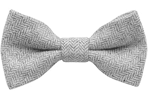 DB DICKIE BOW Children's Kids Boys Luxury Wool Elasticated Bow Tie - Page boy, gift, wedding, smart, butterfly bow tie, adjustable