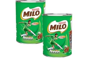 NAZUSA 2 x 400g Malt Skimmed Milk Chocolate Drink Vitamin Mineral Calcium