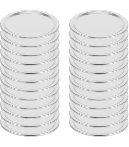Set Da 15 Coperchi Per Barattoli In Latta Da 70 Mm, Con Anello In Silicone, Design Split, A Prova Di Perdite, Per Marmellata, Sottaceti E Conservazione Alimenti