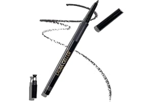 LAURA GELLER BEAUTY LAURA GELLER NEW YORK INKcredible Gel Eyeliner (Graphite) Waterproof & Smudge-Proof Pencil With Built in Sharpener For Expert Precision, Glides On Effortlessly, Gel Eyeliner Pencil