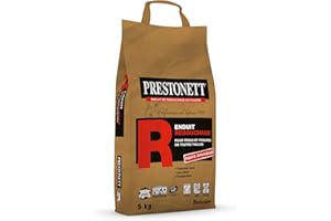PRESTONETT R - Sac de 5 KG - Enduit de Rebouchage Blanc en Poudre - Usage Intérieur - Préparation et Ponçage Facile - Sans Retrait - Idéal pour Reboucher Trous et Fissures de Toutes Tailles - BEISSIER