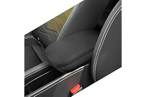 GIUD J*eep Avenger 2023 2024 Copertura per Console Centrale Bracciolo Cuscino, Antigraffio Protettore del Copertura per Bracciolo per Accessori J*eep Avenger 2023 2024 (Nero)