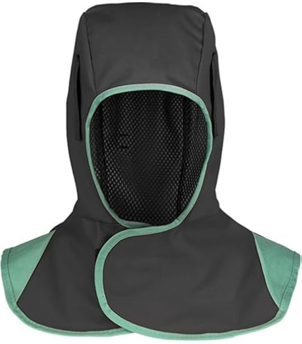 Cappuccio Protettivo Per Saldatura | Ignifugo E Lavabile | Maschera Facciale Completa | Grigio - Foto 14