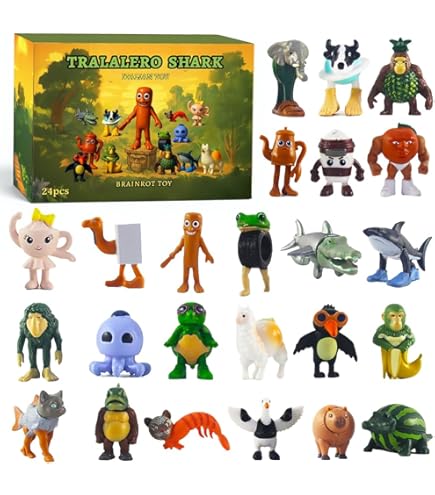 Brianrot Italiaans MEME-figuur - Maat XL 13 x 9 cm - Officiële collectie - Brainrot - Admin Samy - Jandel VS - Brain Rot - Manager Samy - Sammyni Spiderini - Samini Espiridini