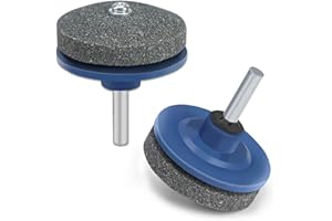 Lotnut Aiguiseur universel pour tondeuse à gazon, aiguiseur de tête multifonction pour perceuse électrique, outils pour affûter les outils de jardin pour toute perceuse électrique et perceuse à main