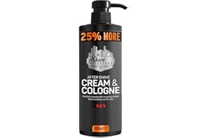 THE SHAVE FACTORY Crème Après-Rasage & Eau de Cologne – Ruby 500ml – Lotion 2-en-1 Hydratante et Apaisante Après Rasage – Parfum Rafraîchissant pour un Confort Durable