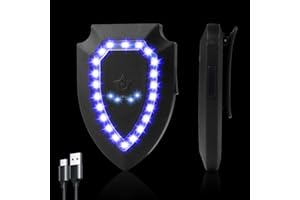 ‎ZLCBBD ZLCBBD Blinklicht Schulranzen-LED USB Blinklicht Kinder Schulranzen Reflektor Sicherheitslicht Geeignet für Schultaschen Rucksäcke Joggen Camping Hundespaziergang Kajakfahren Kleidung Anclipsen 2 in 1