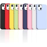 Oududianzi - 9 Pezzi Cover compatibile con iPhone 13 Custodia, Case Morbida in Silicone TPU, Sottile e leggero e Antiurto Ant