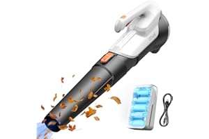Litheli Cordless Leaf Blower, 604 m³/h 137 km/h Air Speed Battery Blower, 20V Powerful Electric Garden Blower for Blowing Leaves Grass Dust, Electric Garden Leaf Blower with 2.0Ah Battery
