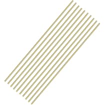 Asta In Ottone Massiccio 19 Mm X 305 Mm Per Tornio - Barra Rotonda Per Modellismo RC E Fai Da Te