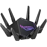 ROG Rapture GT-AX11000 Pro Tri-Band WLAN Gaming Router (WiFi 6, 2,5G-Port, 10G-Port, ASUS RangeBoost Plus, 5,9 GHz, Ai Mesh)