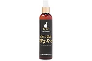 Chris Christensen Topcat Anti Static Spray - Professional Pet Grooming Solution | Eliminates Static and Tangles | Leaves Fur Soft and Manageable | Ideal for Cats and Small Pets, 236ml