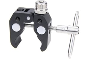 CAMVATE Crab clip con 5/8"-27 Thread per microfoni