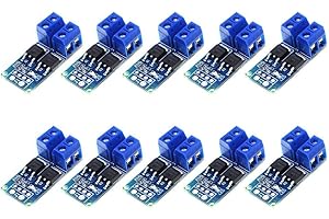 Tooteeru 10PCS DC 5V-36V 15A(Max 30A) MOSFET MOS FET Trigger Switch Driver Module 0-20KHz PWM Regulator Control Panel
