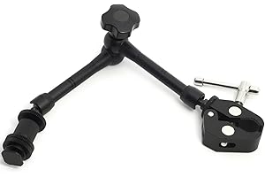 FOTGA 27,9 cm pouces Bras Magique articulé + Super pince pour appareil photo réflex numérique Appareil Photo à écran LED